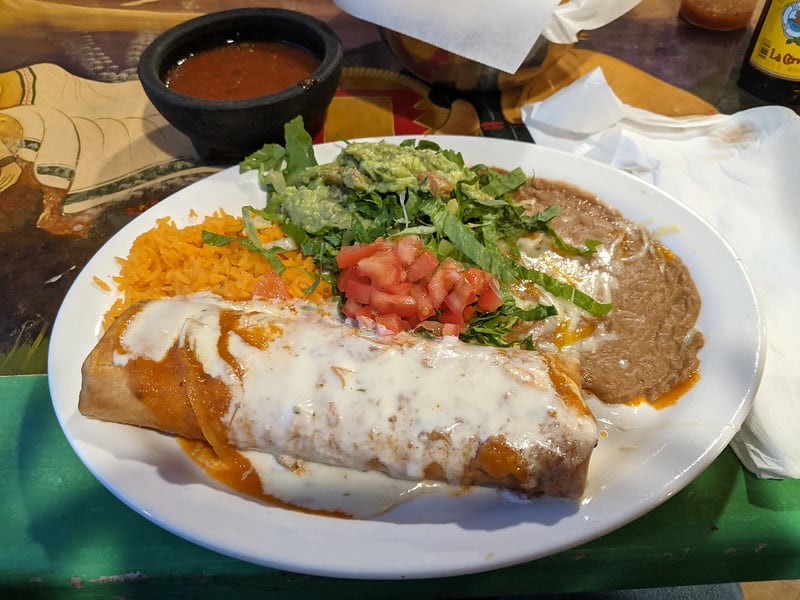 burrito vs chimichanga food mexican