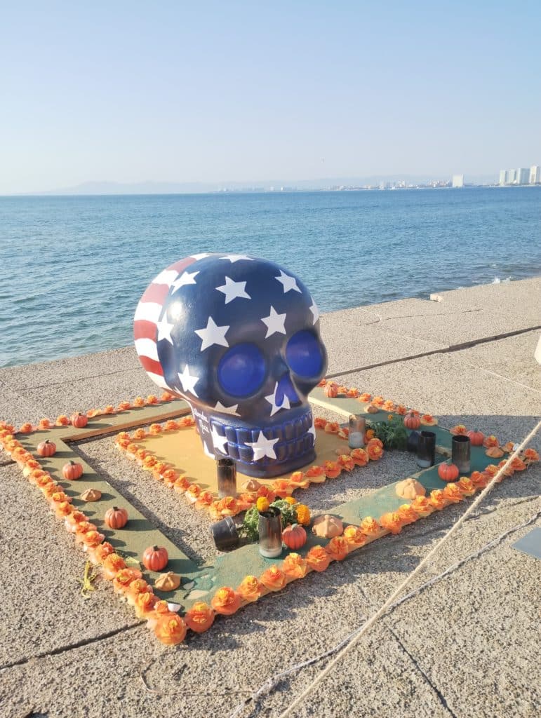 day of the dead in puerto vallarta boardwalk