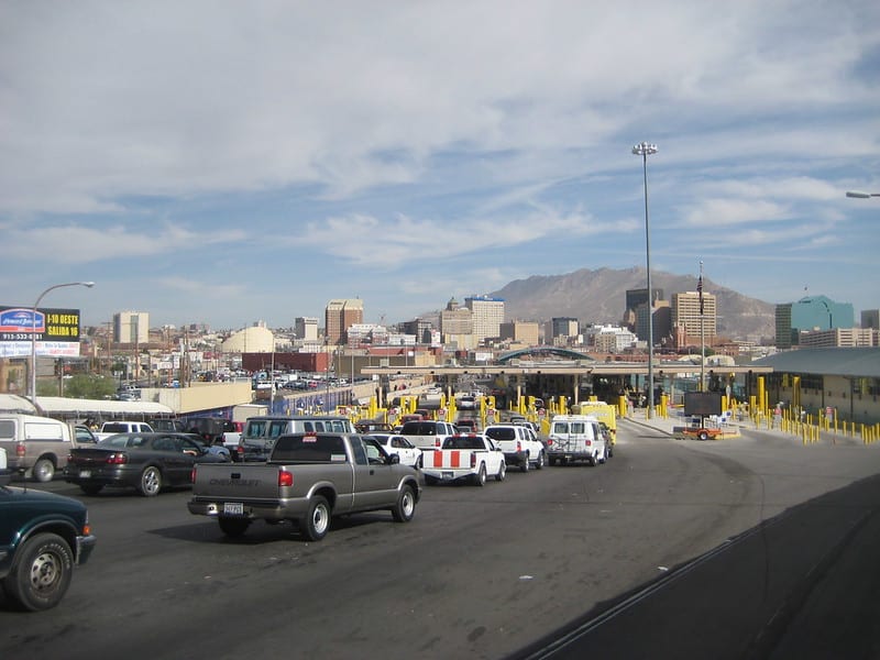 Juarez El Paso border crossing
