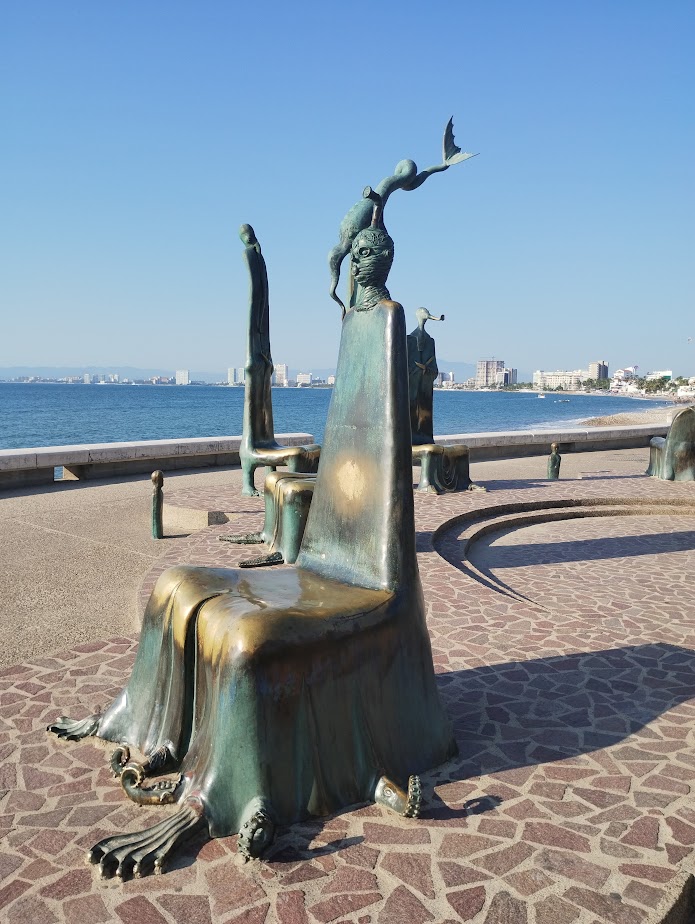 puerto vallarta boardwalk sculptures