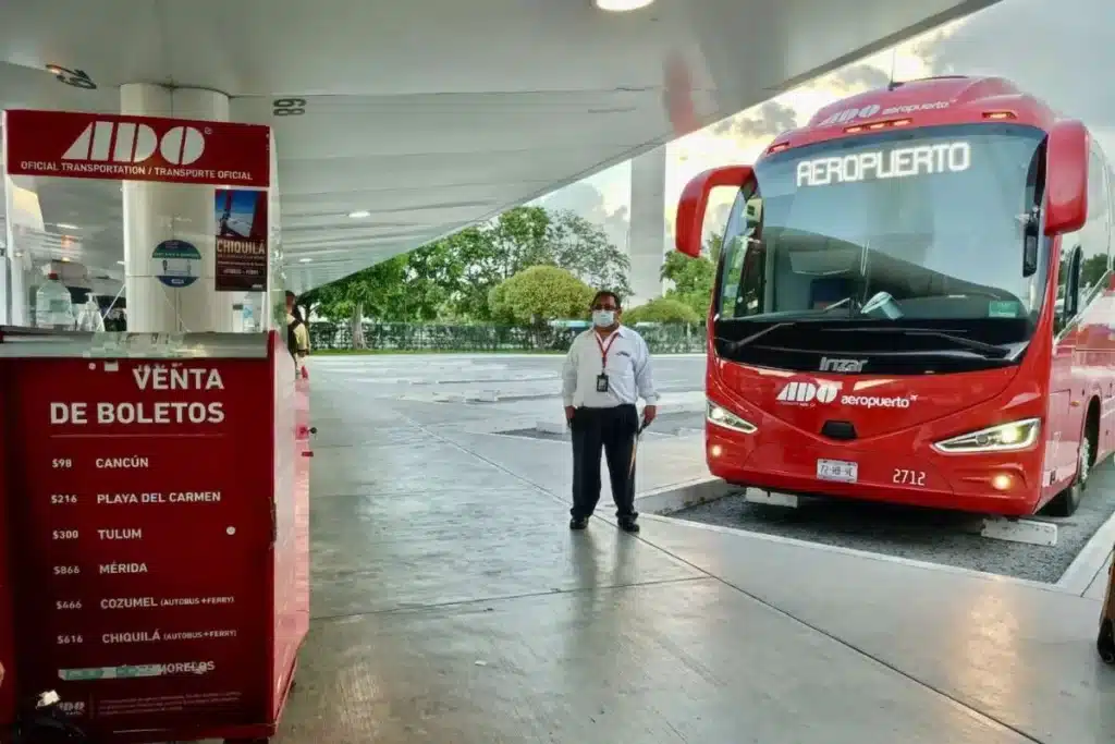 cancun airport bus station
