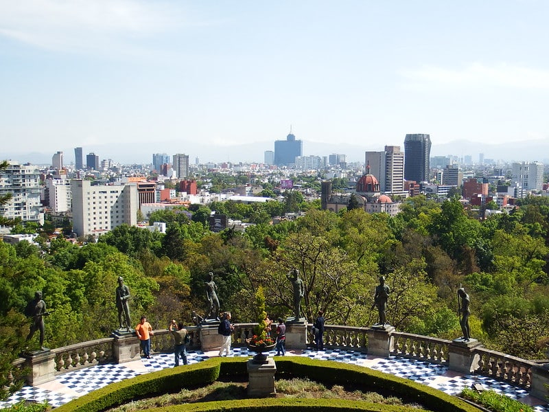 chapultepec mexico forest and castle